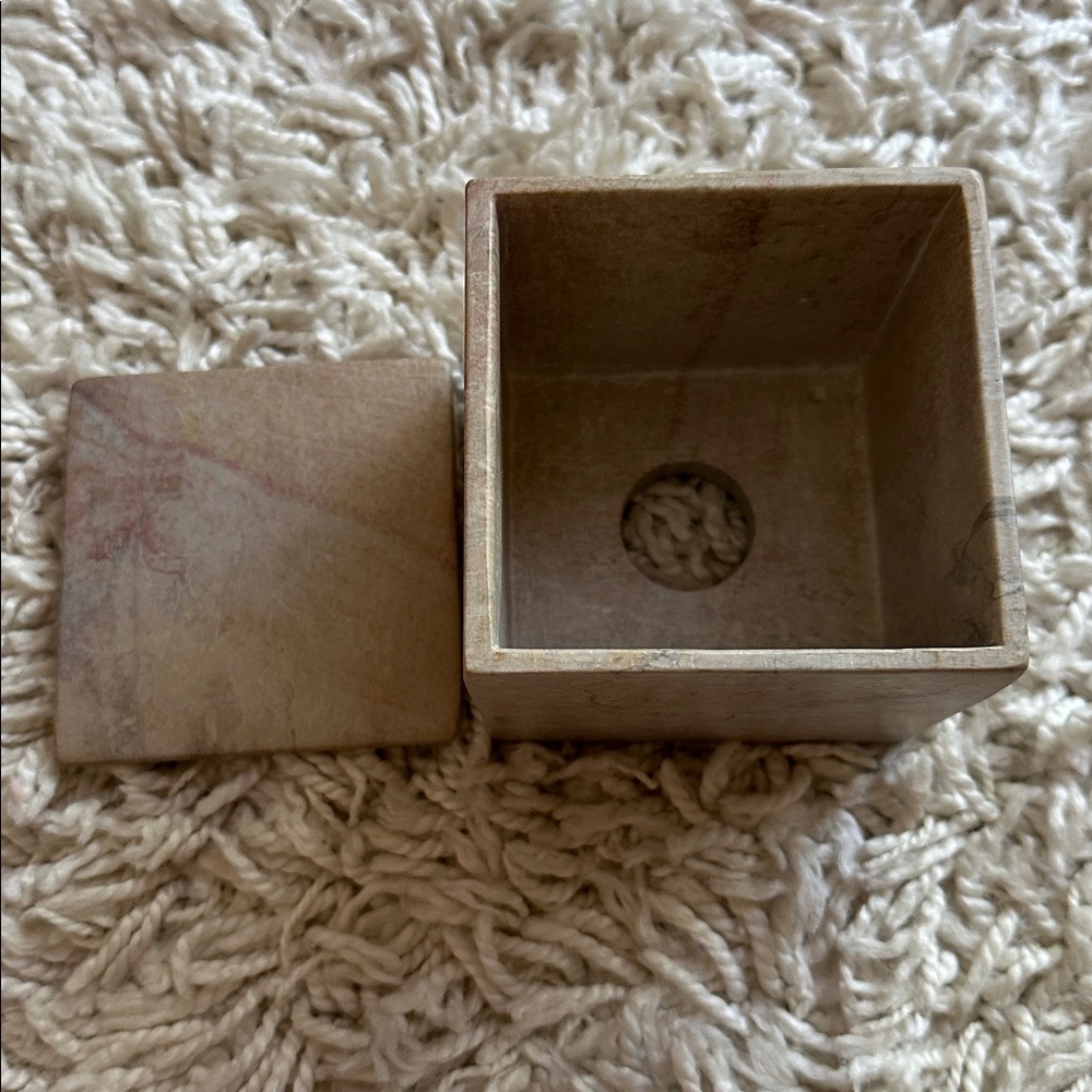 Natural Stone Square Box - Picture 10 of 10